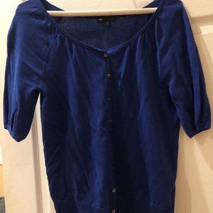 Short sleeve cardigan